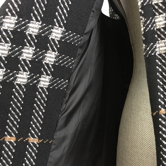 CAbi Women’s Grid Vest Black Plaid Moto Pockets M - Picture 3 of 8